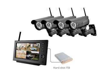 China SD Memory Card Remote Home Surveillance TFT LCD Single Screen Wireless DVR supplier