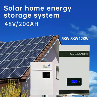 China Wall Mount Solar Energy Storage System 48v 100ah LiFePO4 Battery Pack For Home supplier