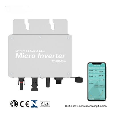China Wireless PV Grid Connected Inverter 350W - 2800W MPPT Solar Grid Tie Micro Inverter supplier