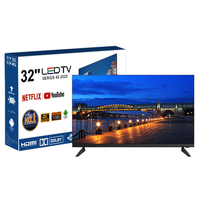 China 4K Factory Outlet Store TV 32 Inch Smart Android LCD LED Frameless TV Full HD UHD TV Set Television supplier
