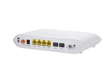 China DC 12V Input GPON ONU OLT Four Fast Ethernet Ports 2.4GHz With 4 FE WiFi CATV supplier
