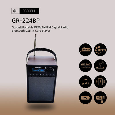 China World Band Portable Digital Radio Player Gospell DRM Receiver supplier