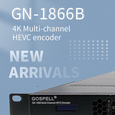 China Gospell 4K HD Multi- Channel HEVC Digital TV Encoder Headend Device H.265 IPTV Streaming Encoder supplier