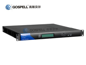 China 2 x ASI Input DTV Modulator Multiple Signal Bandwidth DVB-T2 Modulator supplier