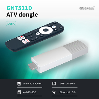 China DDR4 2GB Android 11 TV Box S905Y4 4K HD Smart TV Dongle Google Certified supplier